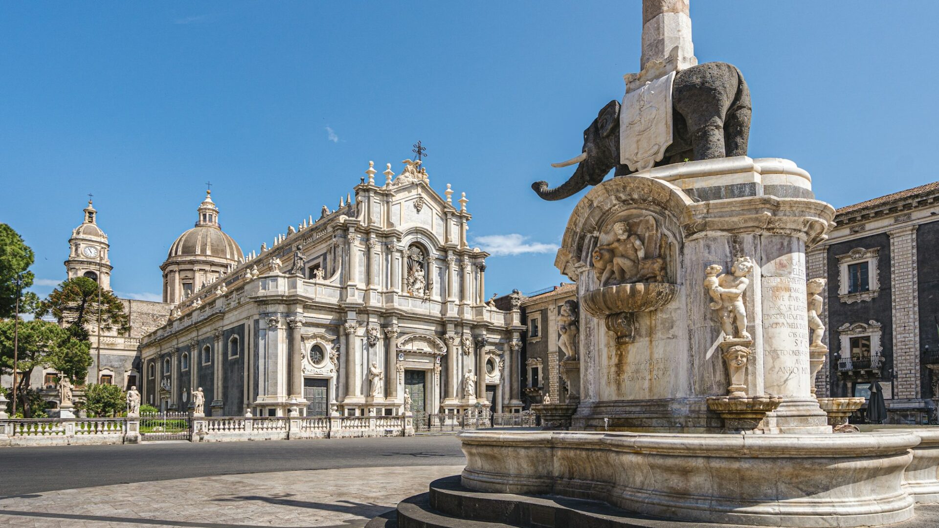 Catania, Dome square and the Liotru