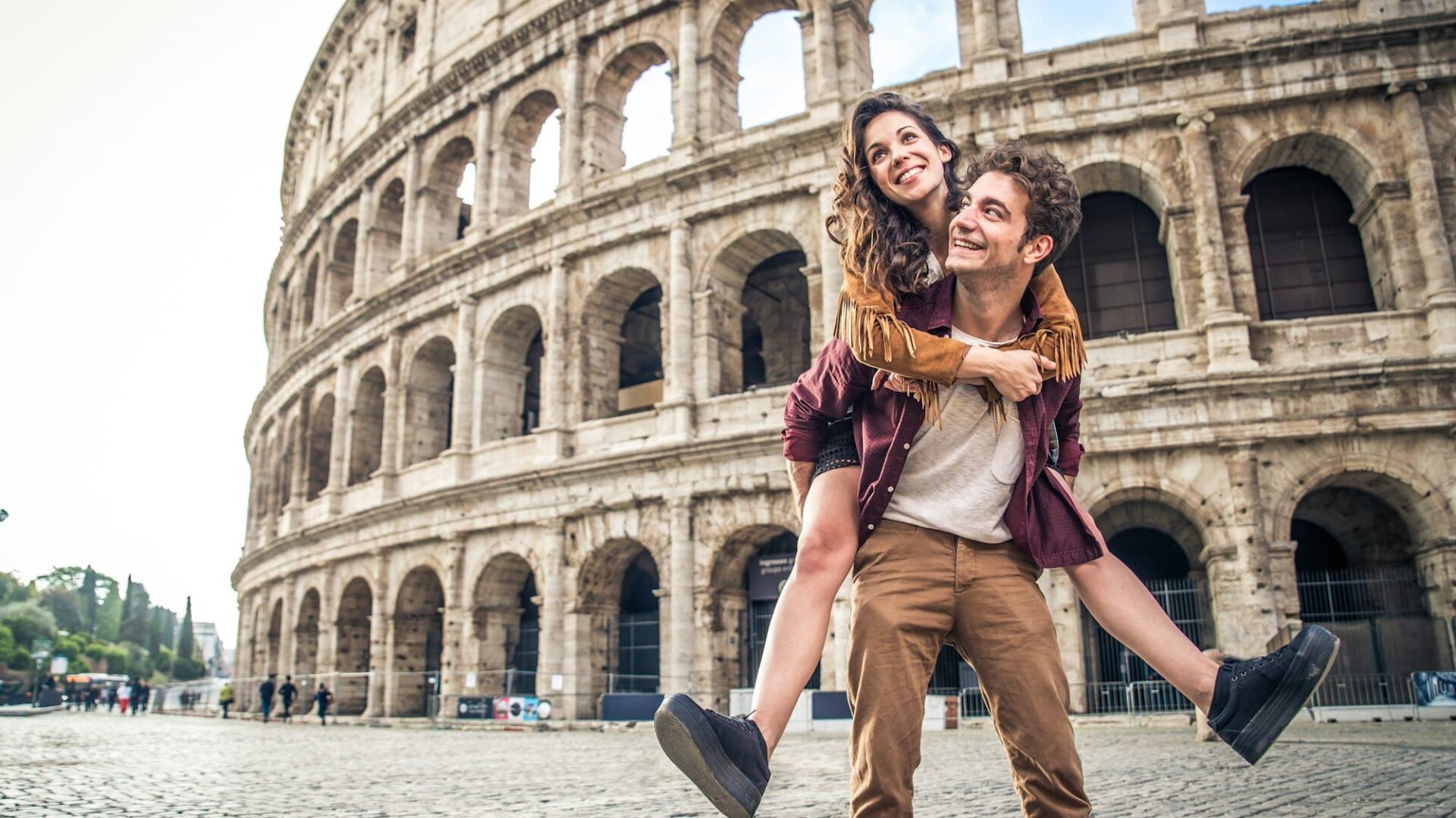 Couple at Colosseum, Rome