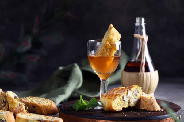 Italian biscotti cantucci cookies for dessert