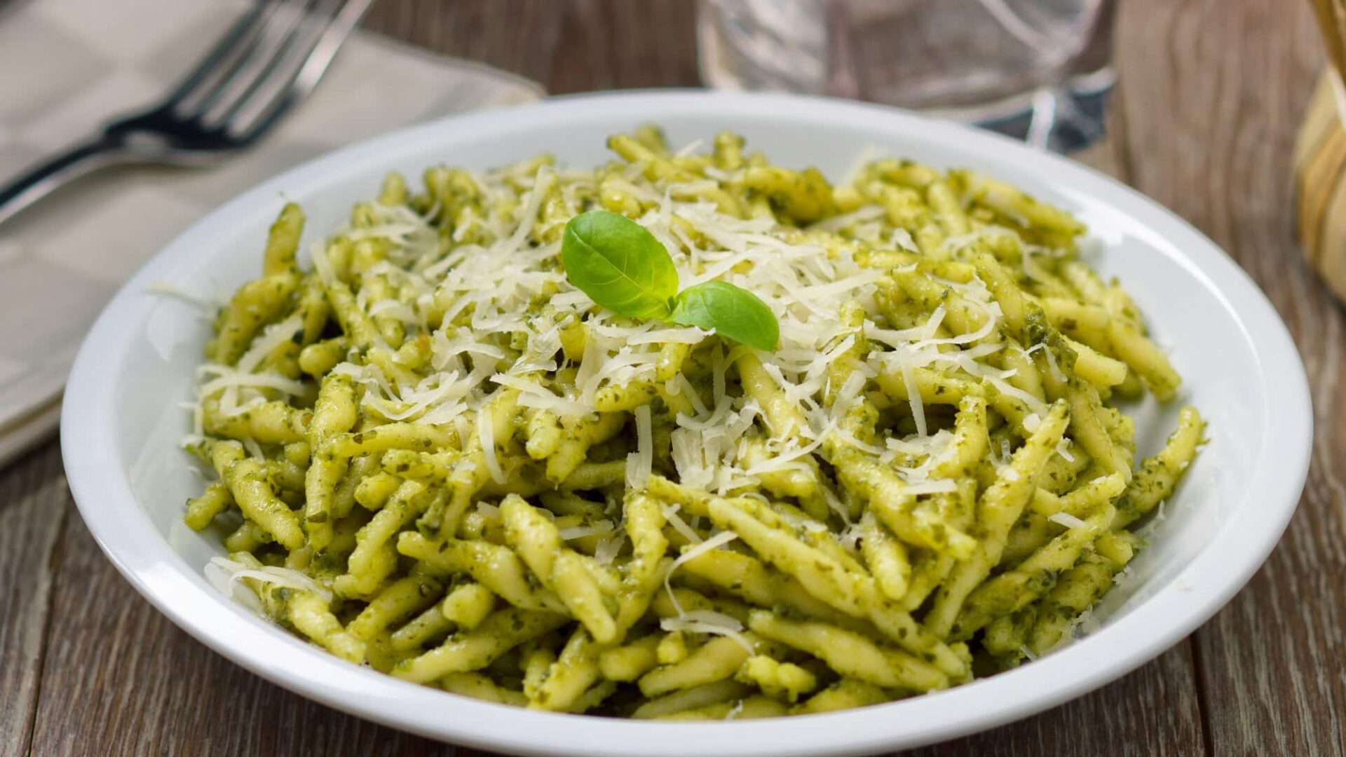 Pasta pesto