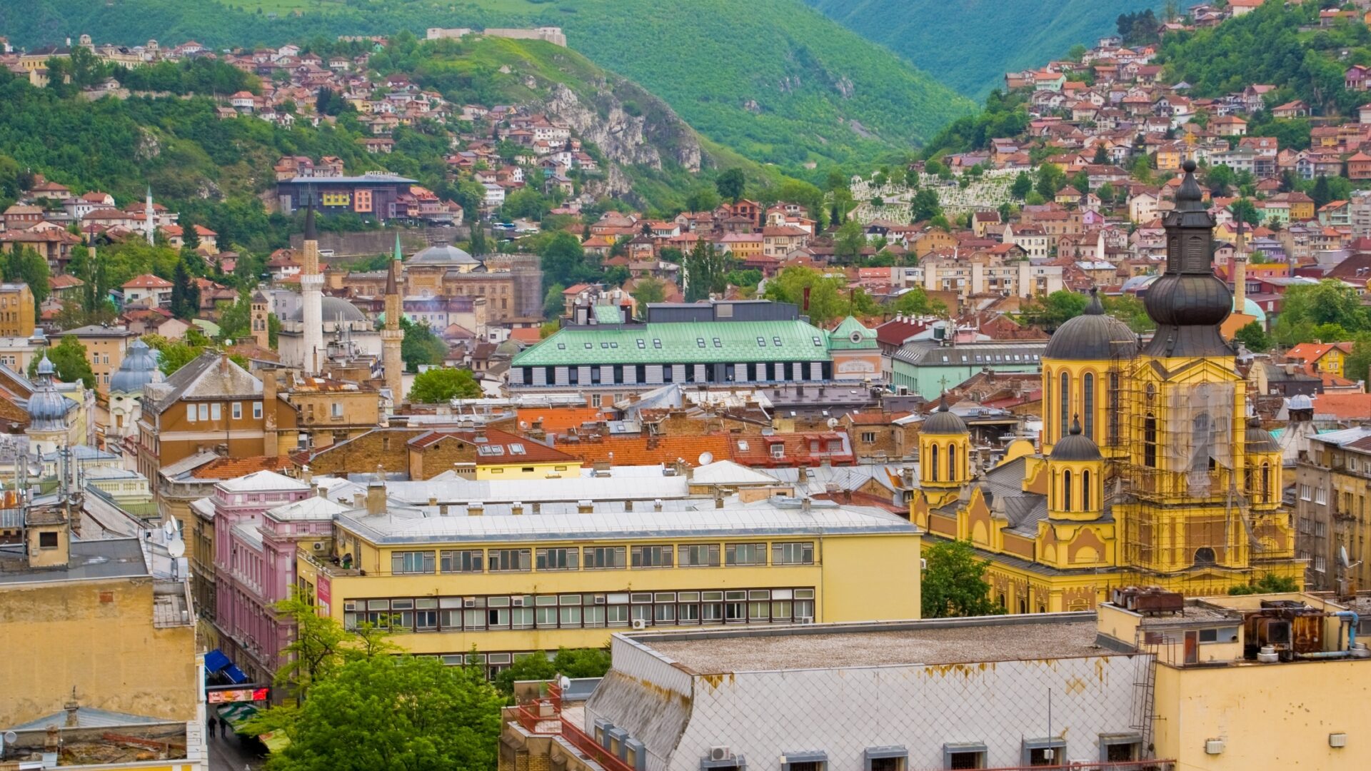 Panoramica di Sarajevo