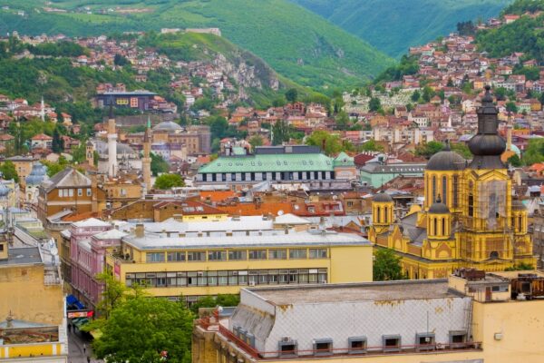 Panoramica di Sarajevo