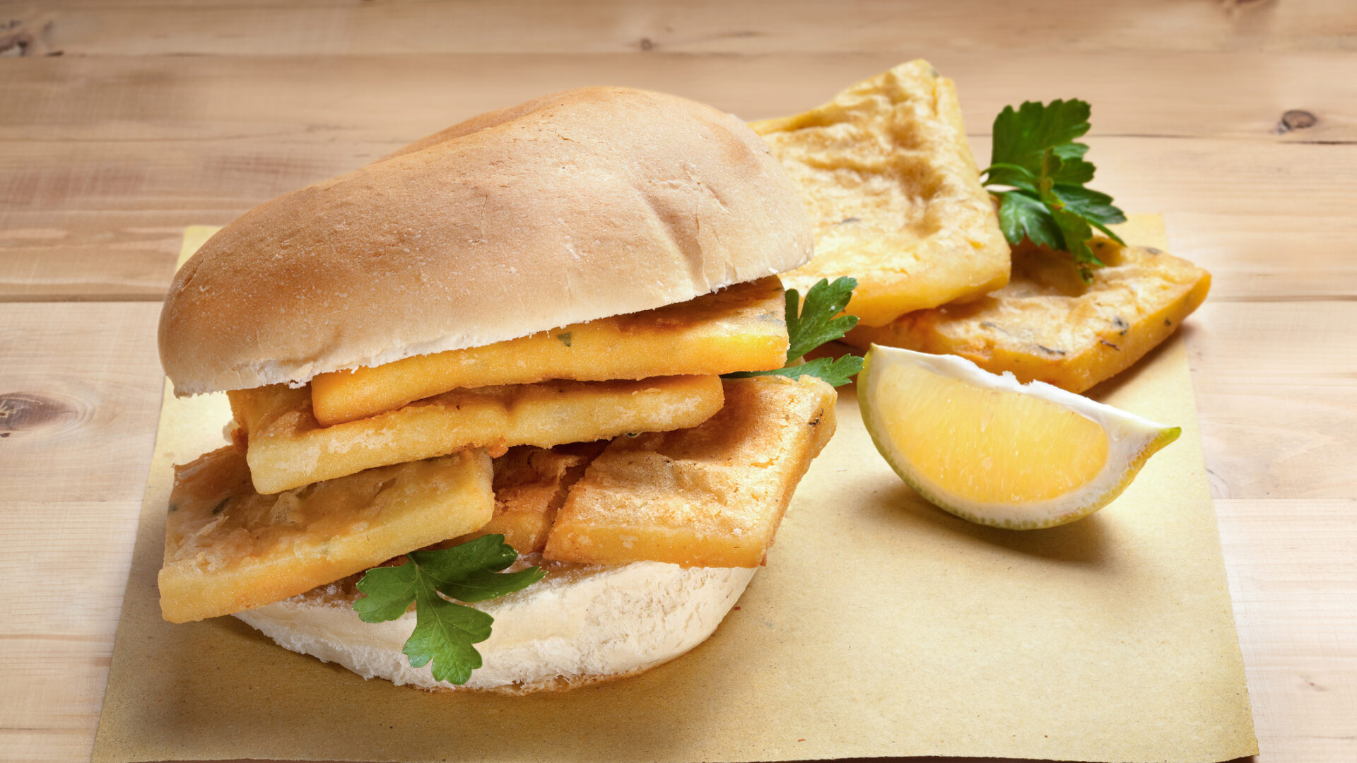 Pane e Panelle tipico Street food di Palermo