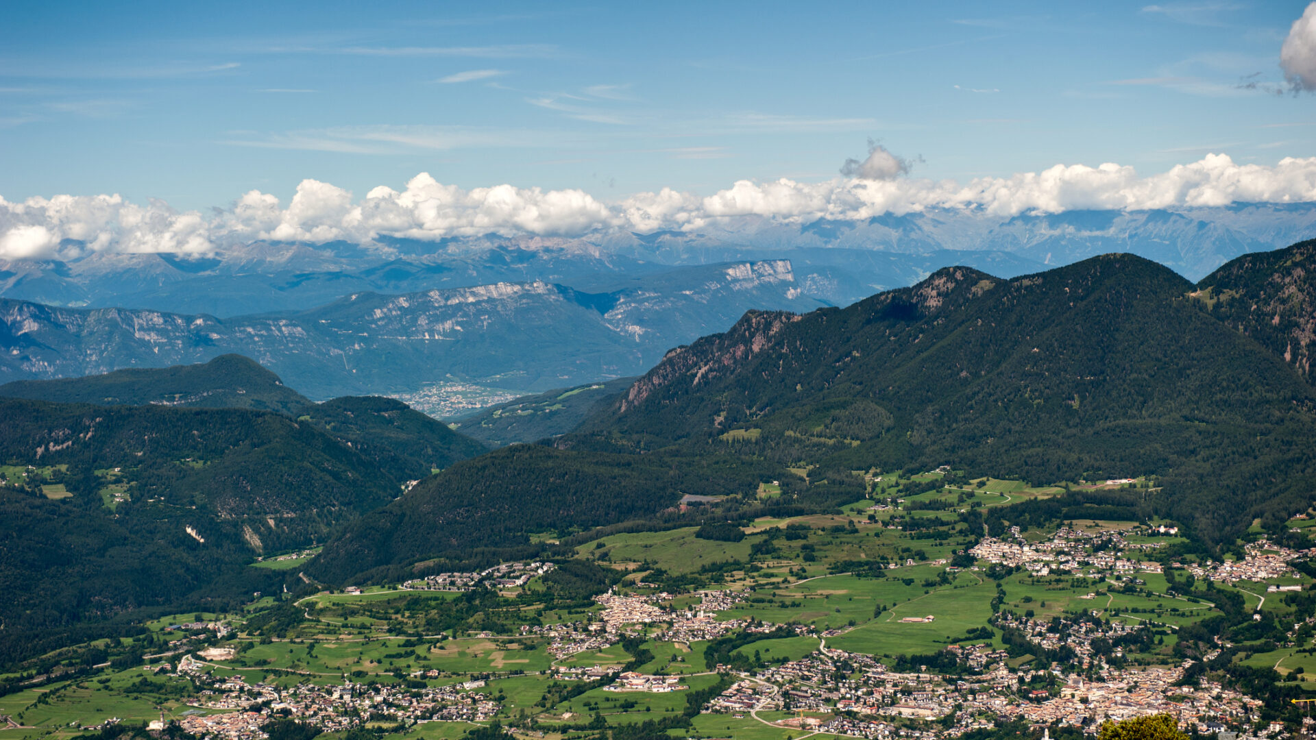 Panorama su Cavalese