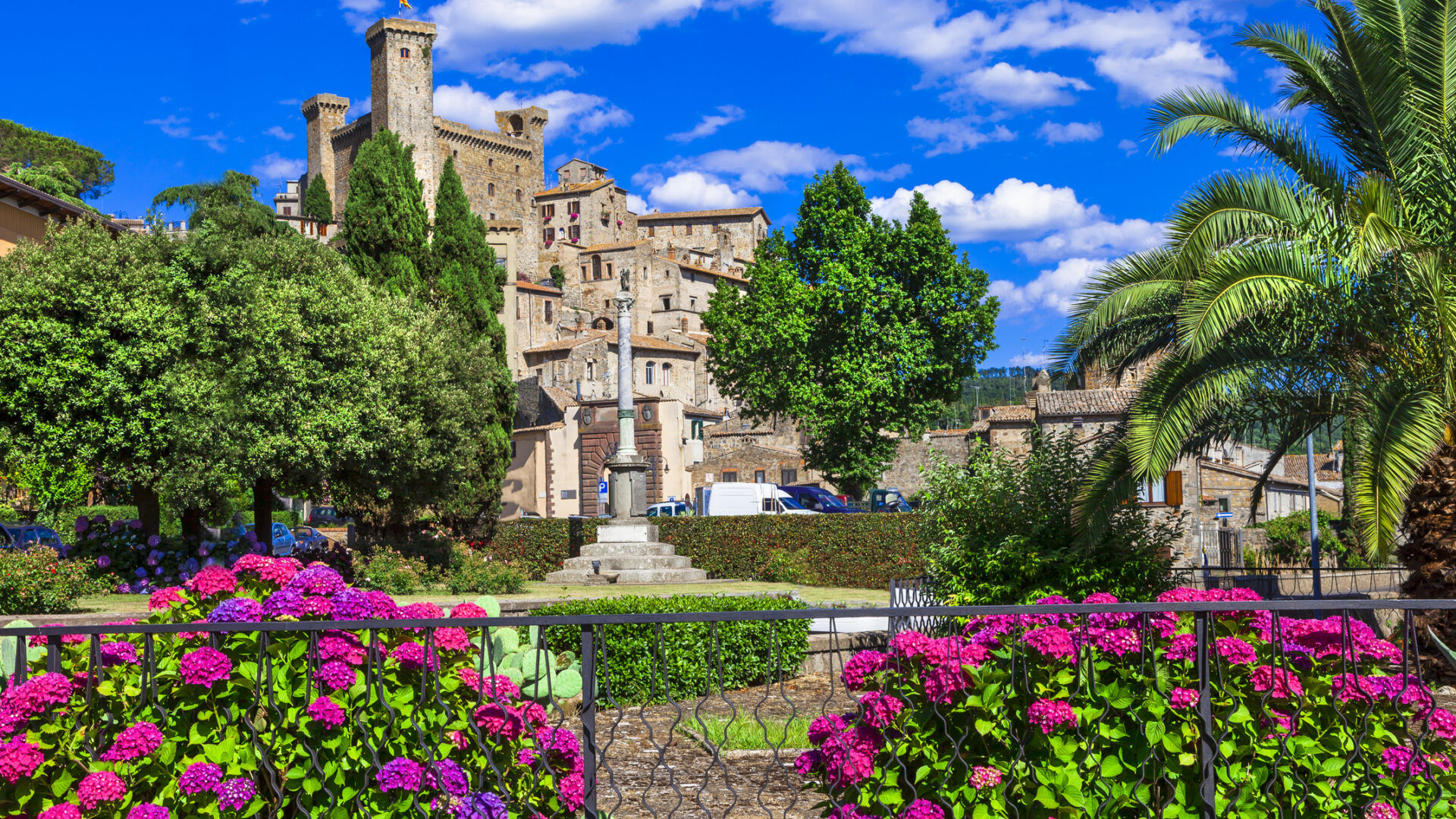 Bellissimi borghi medievali d'Italia - Bolsena. Bolsena - bellissima città medievale, attrazione turistica, Lazio, Italia