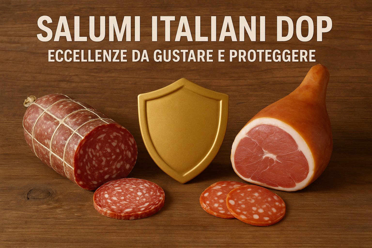 Salumi italiani DOP con varietà diverse