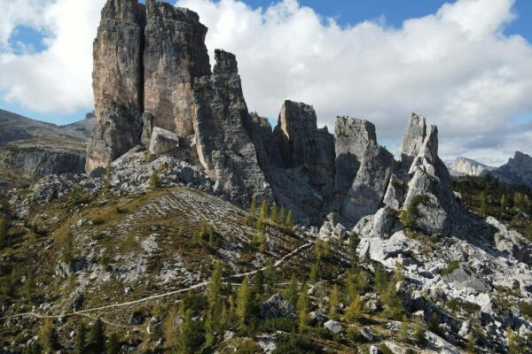 Formazioni rocciose caratteristiche nelle Dolomiti italiane