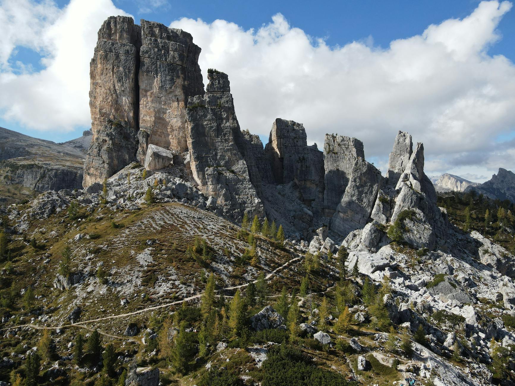 Formazioni rocciose caratteristiche nelle Dolomiti italiane