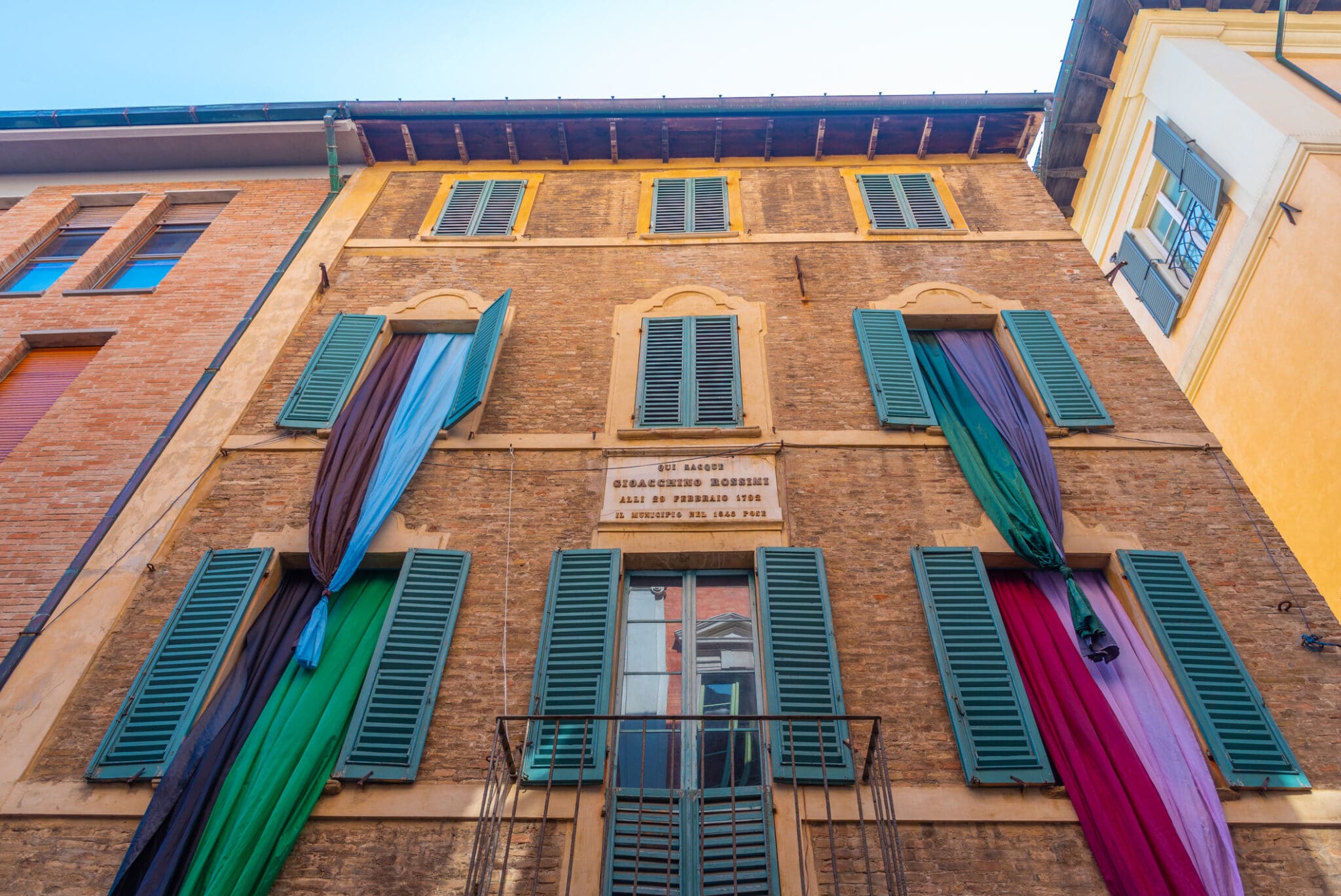 Casa natale di Gioacchino Rossini a Pesaro Italia