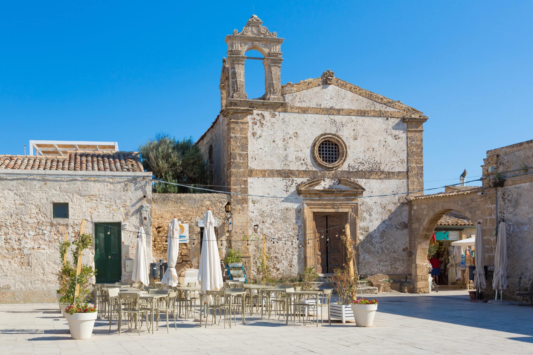 Chiesa nel villaggio di Marzamemi