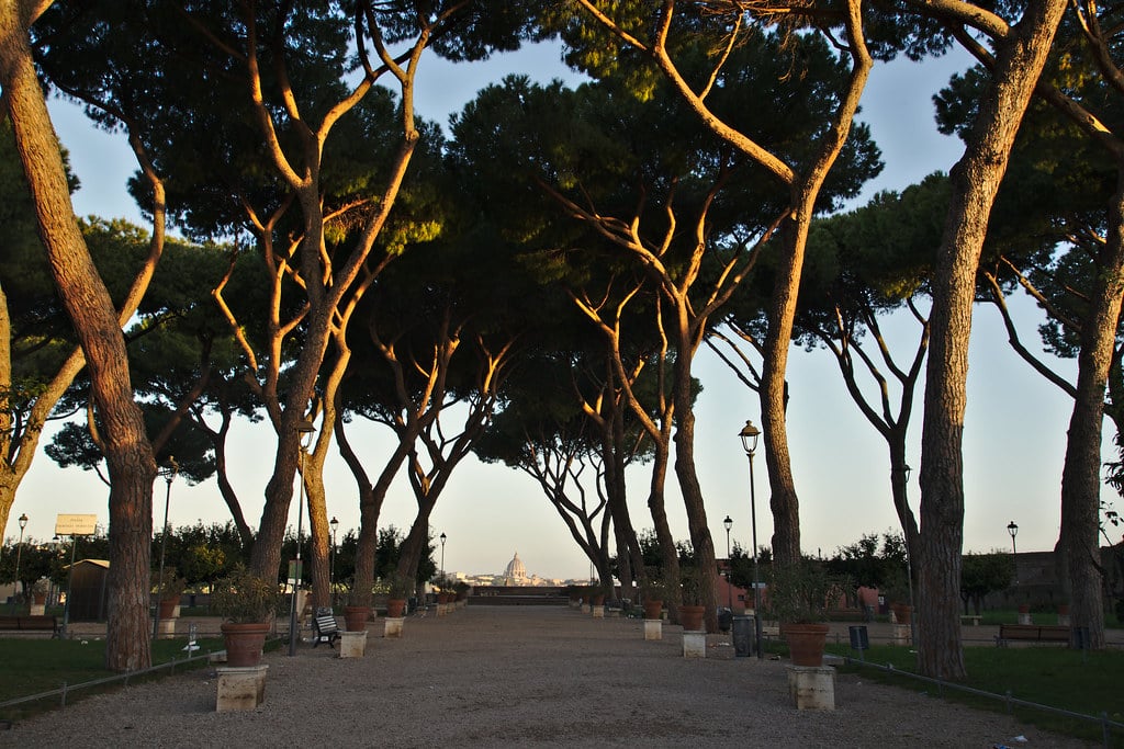Giardino degli Aranci o Parco Savello a Roma