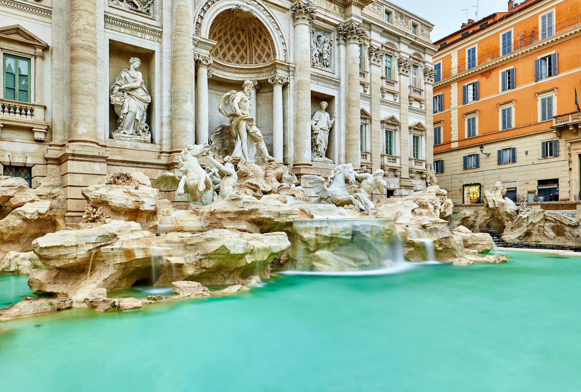 Fontana di Trevi a Roma