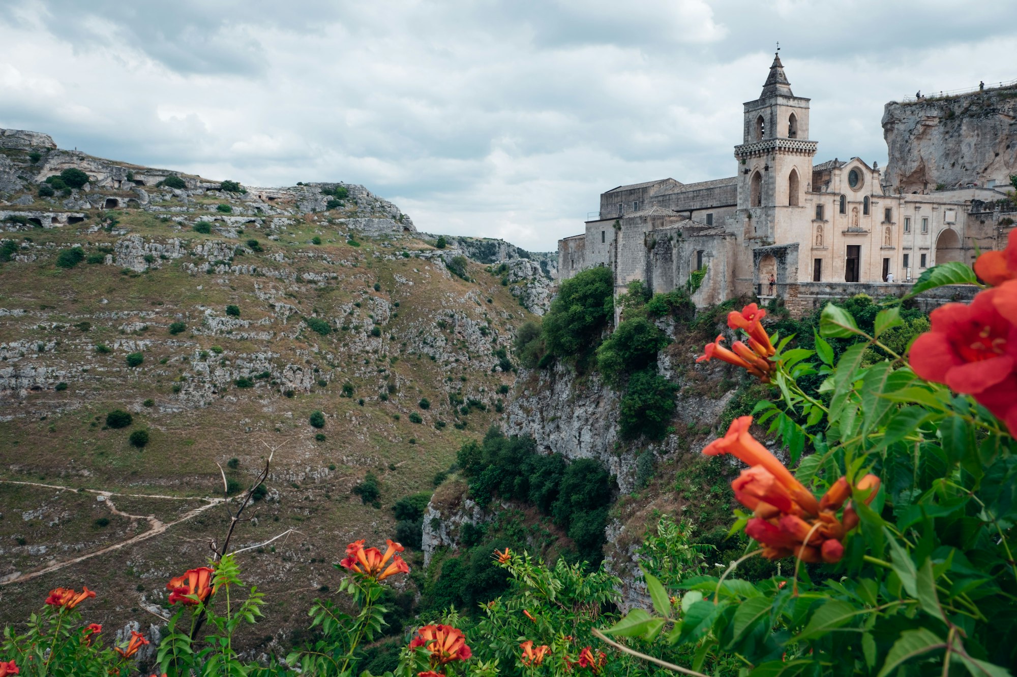 Vista del Canyon di Matera