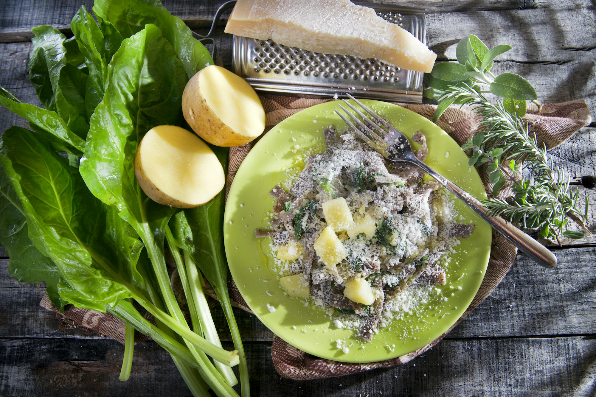 Piatto tradizionale della Valtellina Italia, Pizzoccheri