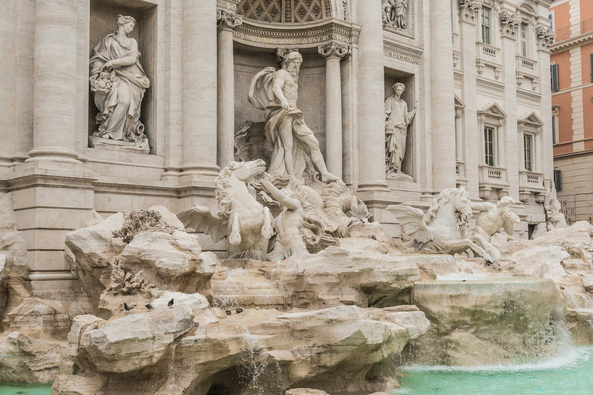 Fontana di Trevi a Roma