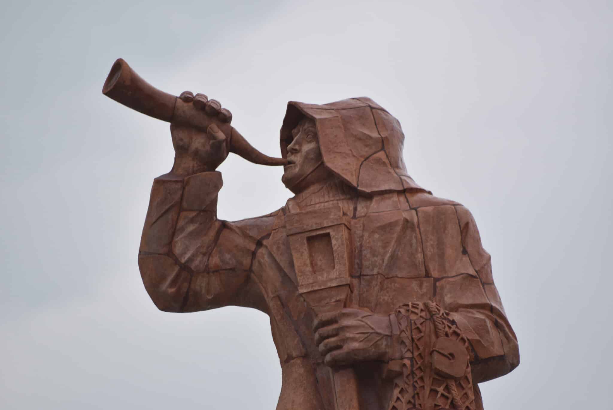 Il monumento dedicato al pescatore, San Benedetto del Tronto, Italia. San Benedetto del Tronto
