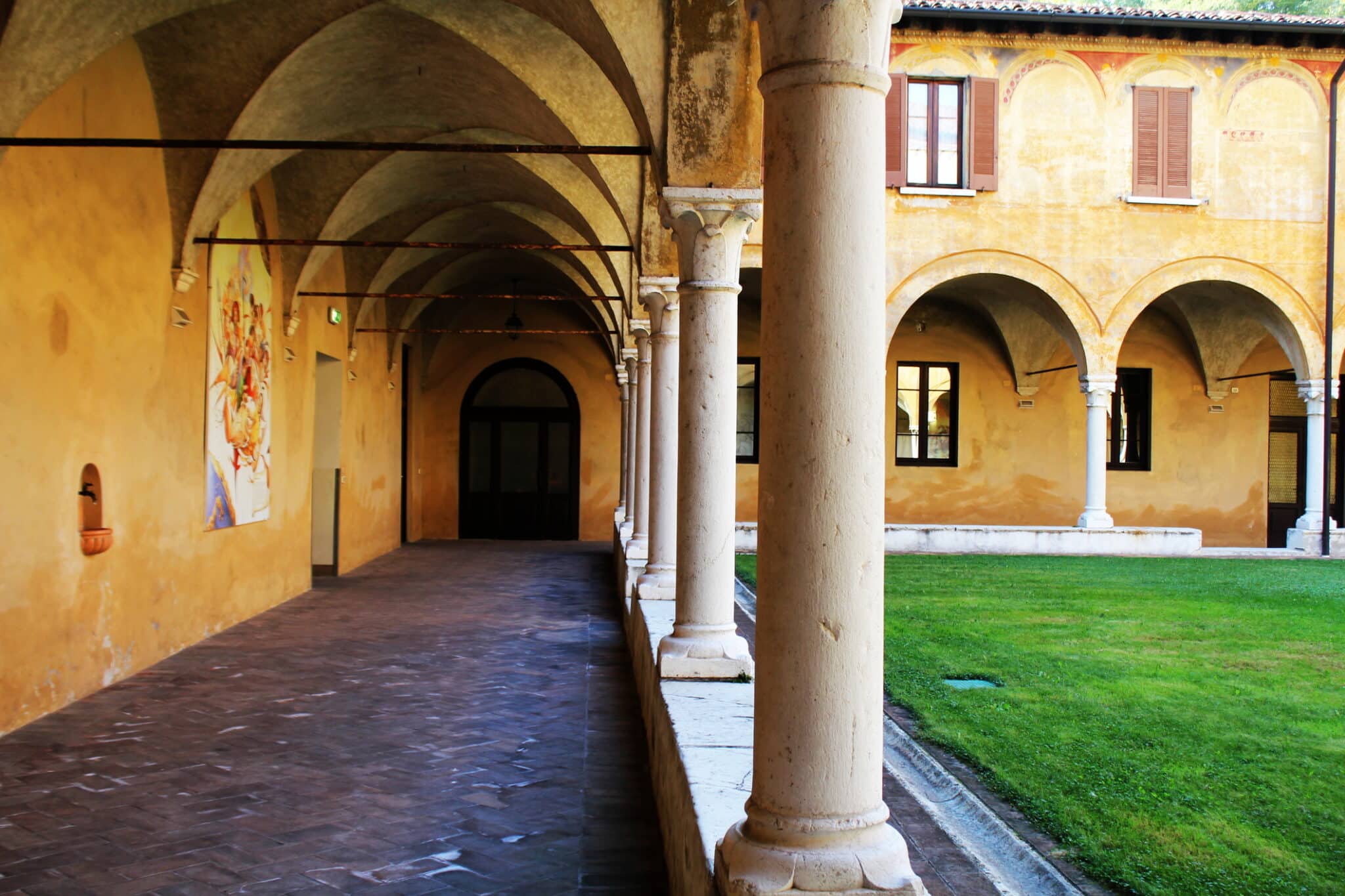 Museo di Santa Giulia, chiostro rinascimentale di Brescia, Italia