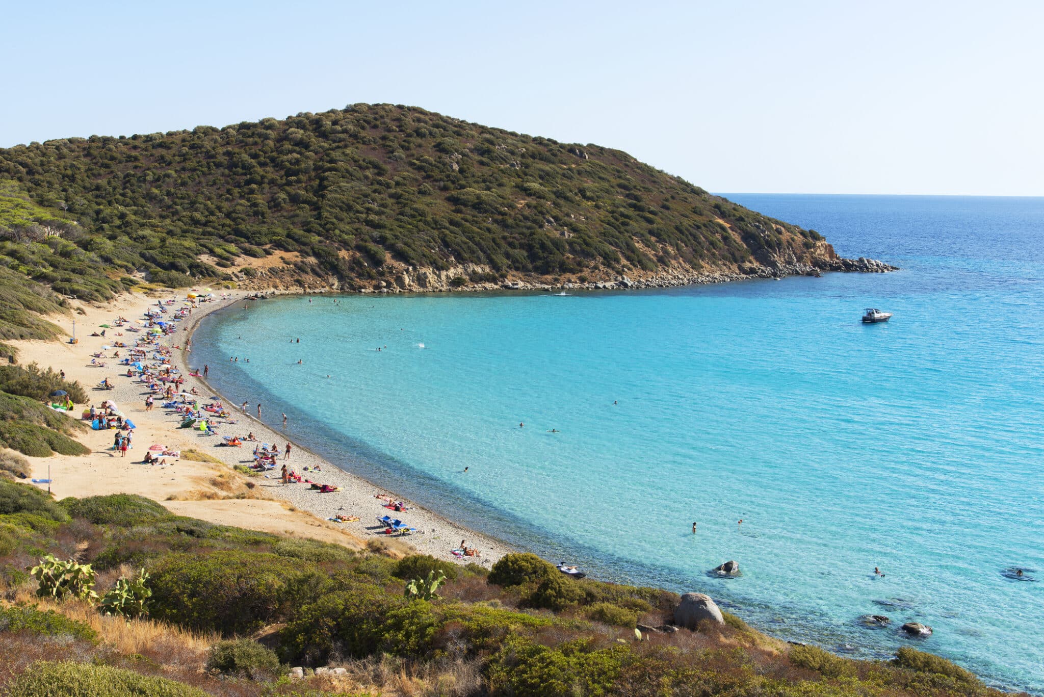 Spiaggia di Mari Pintau in Sardegna