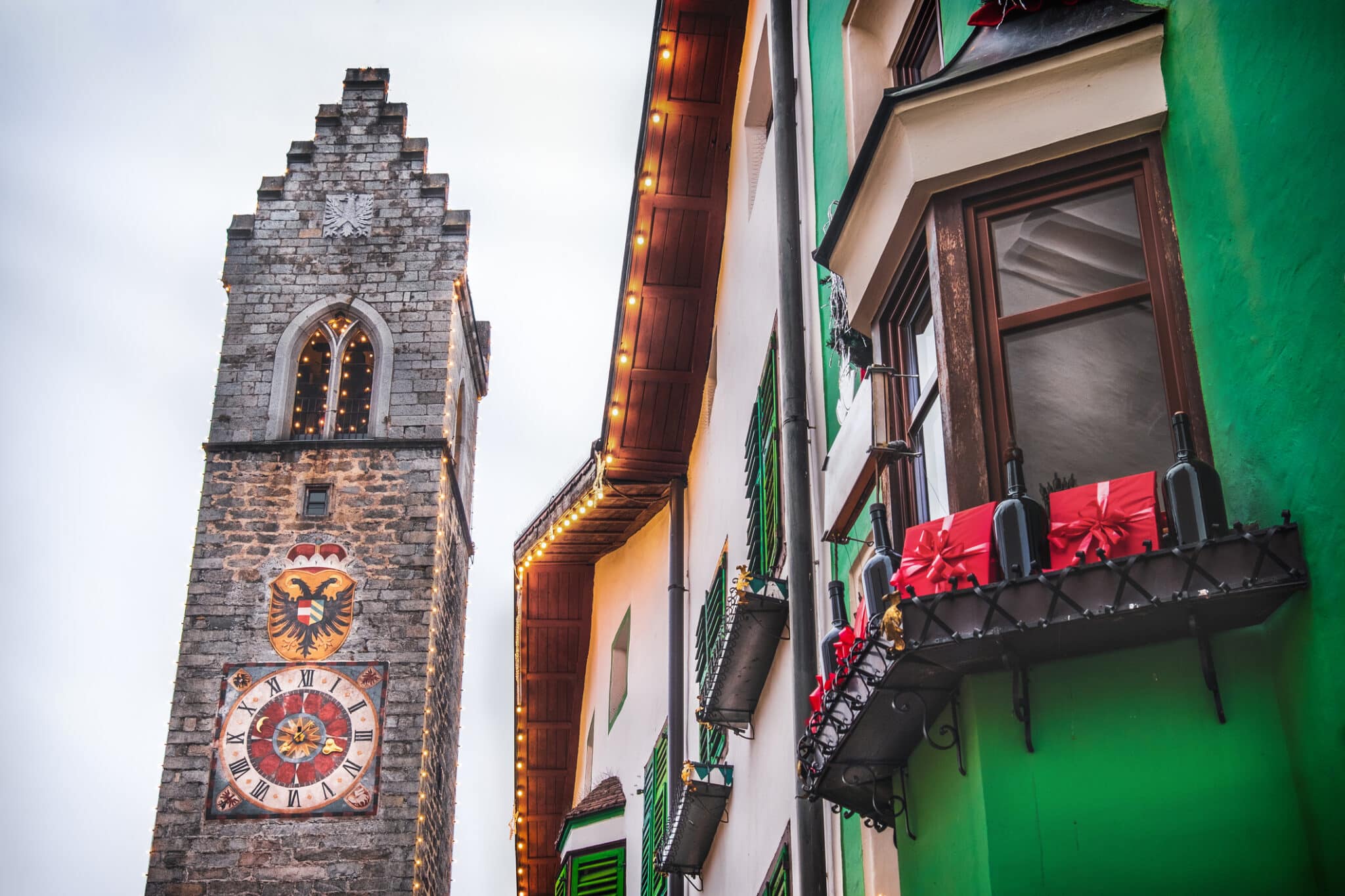Vipiteno Alto Adige punti di riferimento locali dell'Italia - la Torre delle Dodici o Zwolferturm.