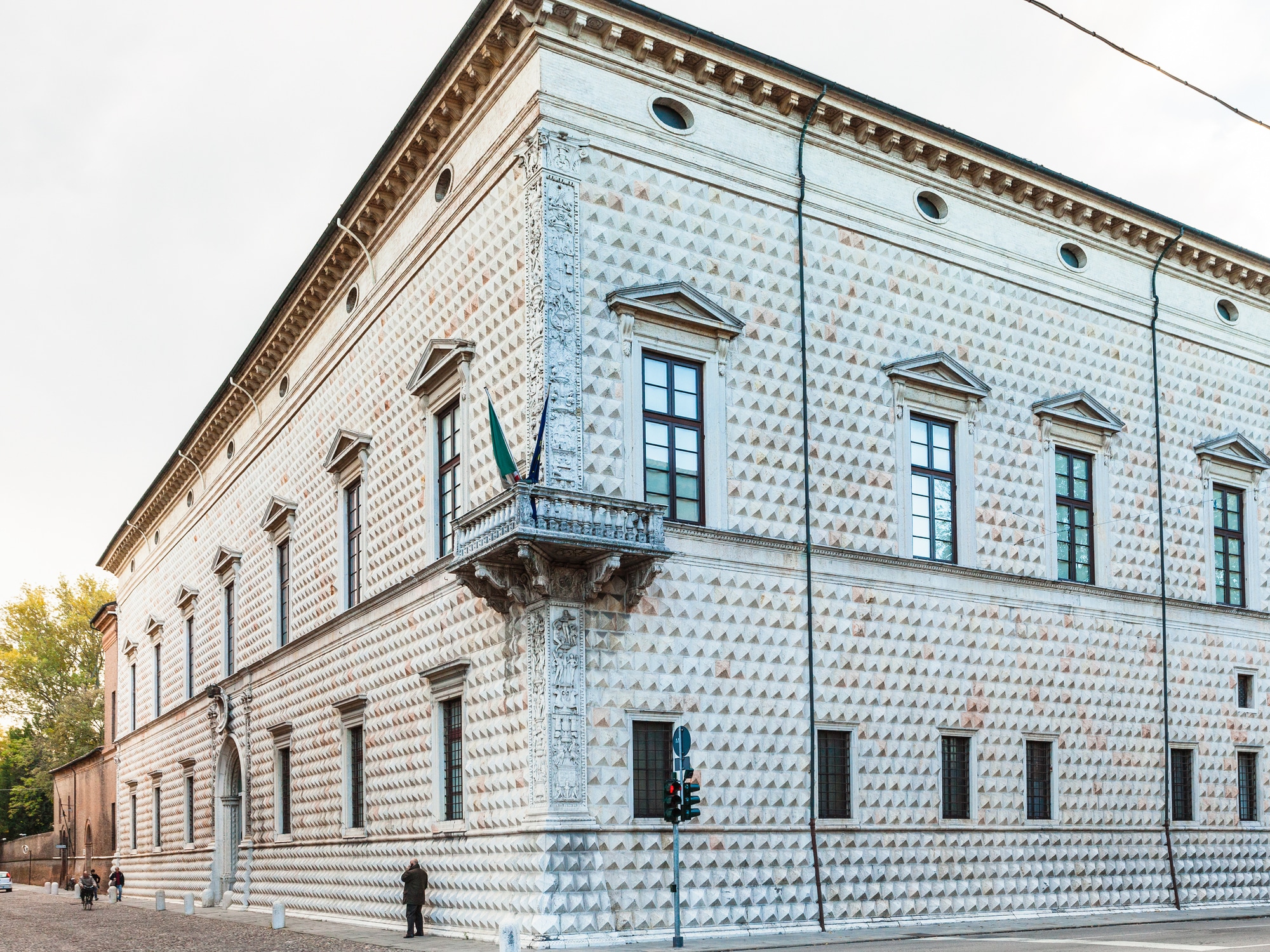 edificio della Galleria Nazionale d'Arte di Ferrara nel Palazzo dei Diamanti nella città di Ferrara