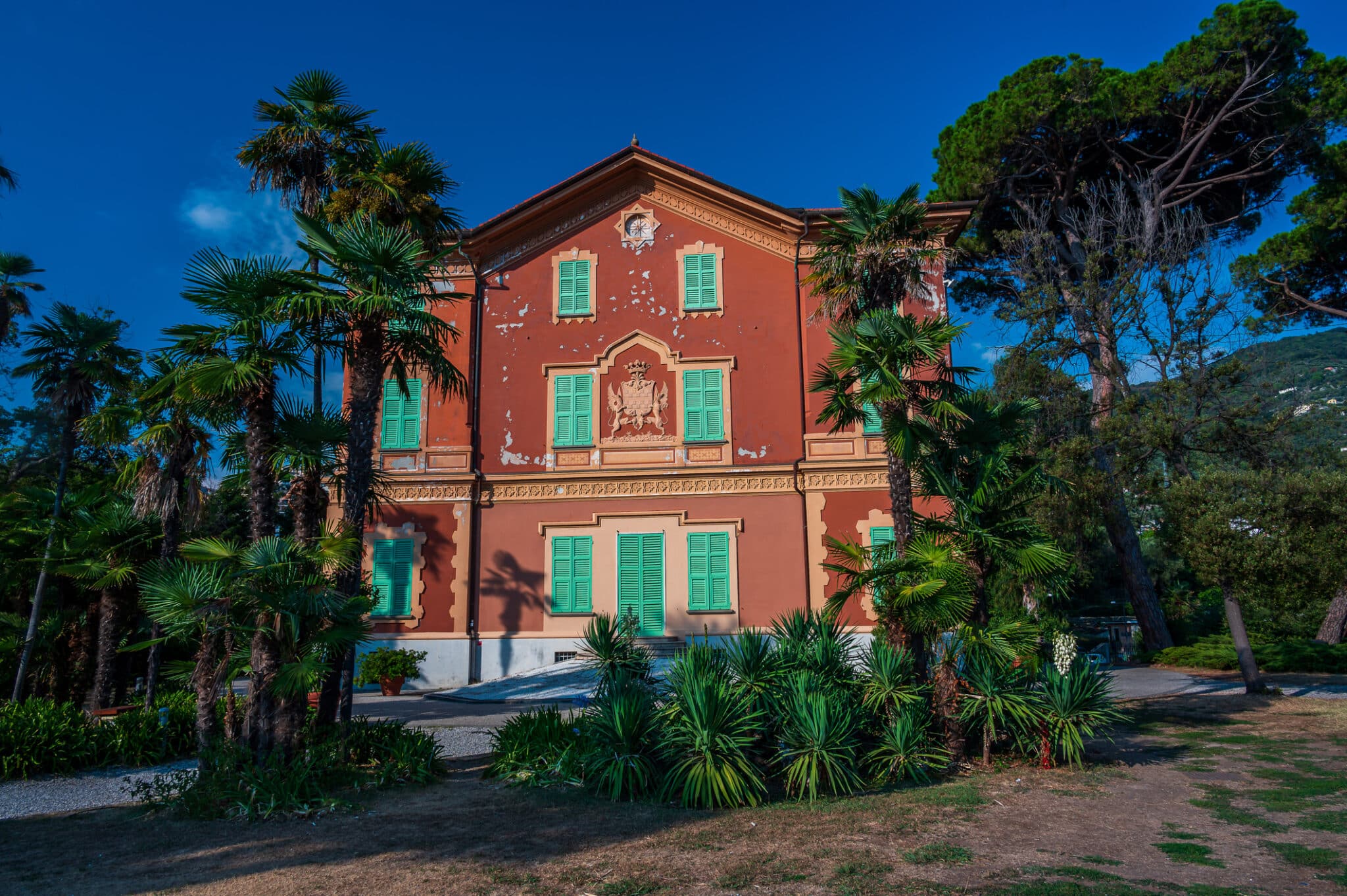 Villa Tigullio a Rapallo. Villa Tigullio, sede del Museo del Merletto a Rapallo sulla Riviera Ligure