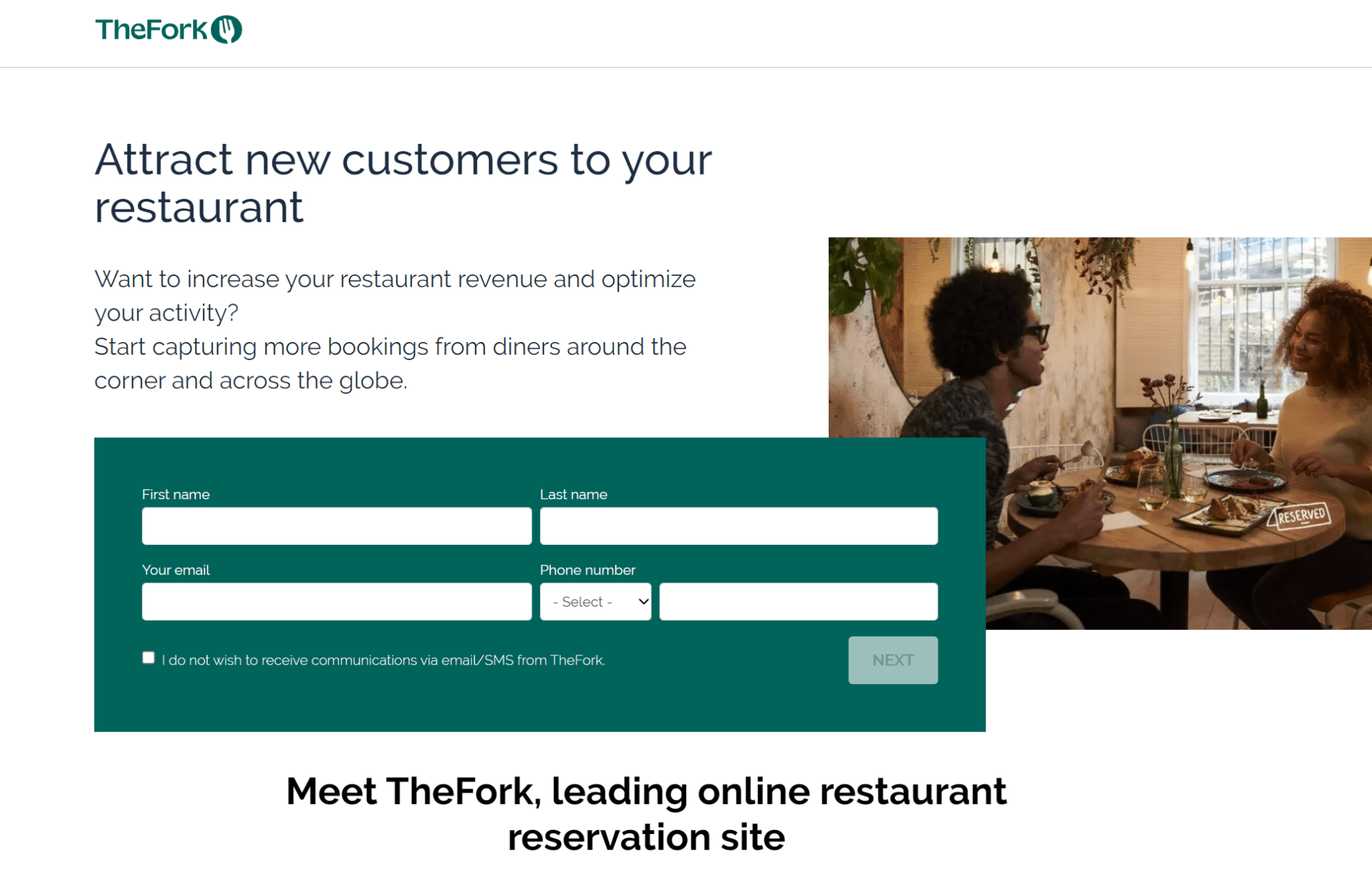 thefork ottima altrernativa come software per risotrnati